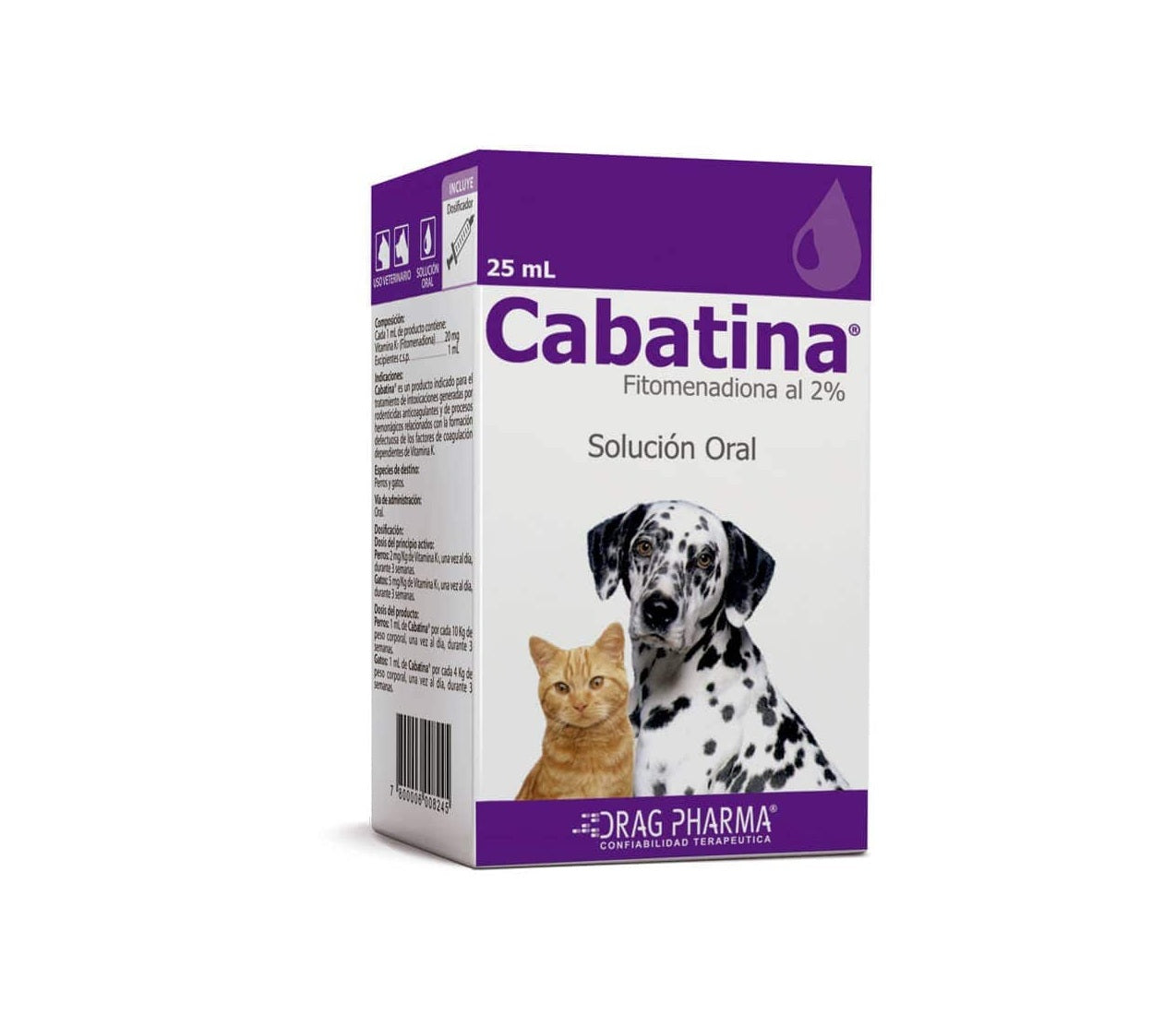 Cabatina® Solución Oral 25 ml