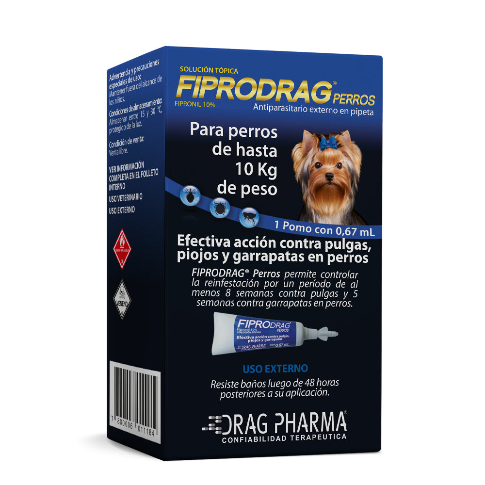 FIPRODRAG® Perro hasta 10 Kg