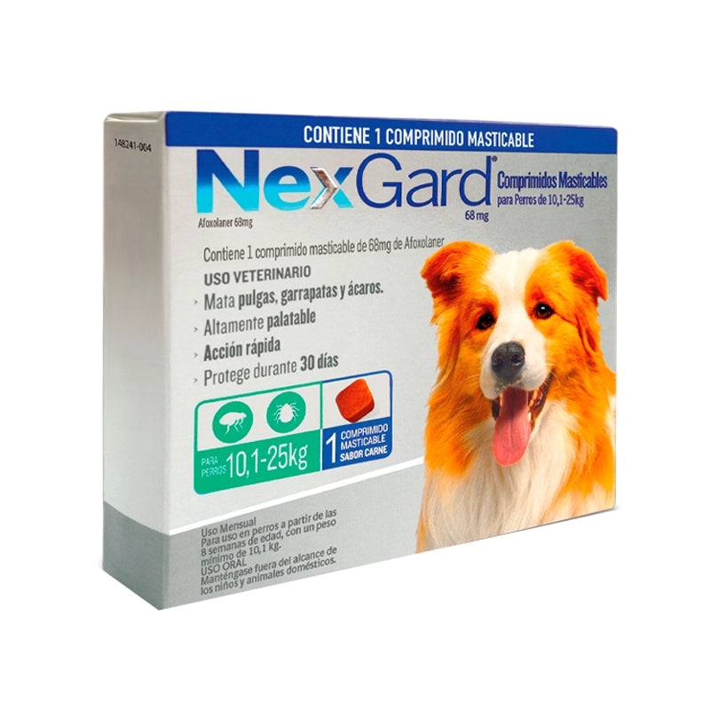 Nexgard® Para perros de 10 a 25 kg - 1 comprimido