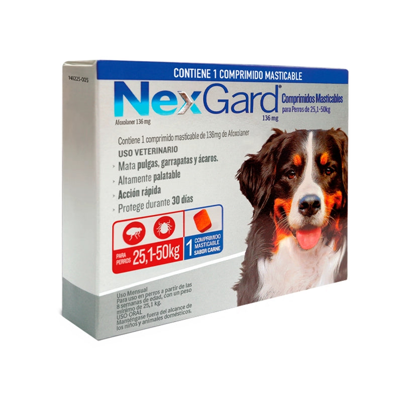 Nexgard® Para perros de 25 a 50 kg - 1 comprimido