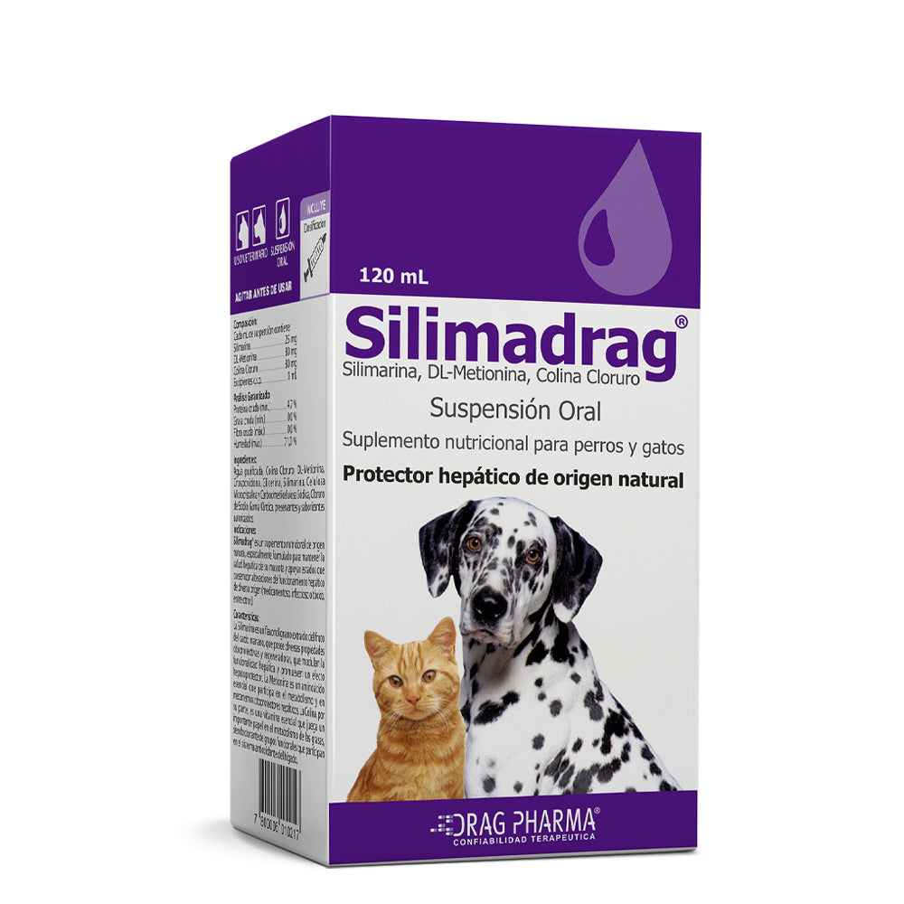 Silimadrag® Suplemento nutricional para perros y gatos 120 ml