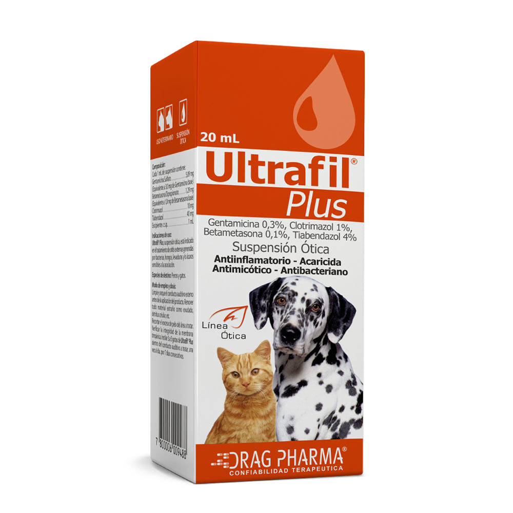 Ultrafil® Plus Suspensión Ótica 20 ml