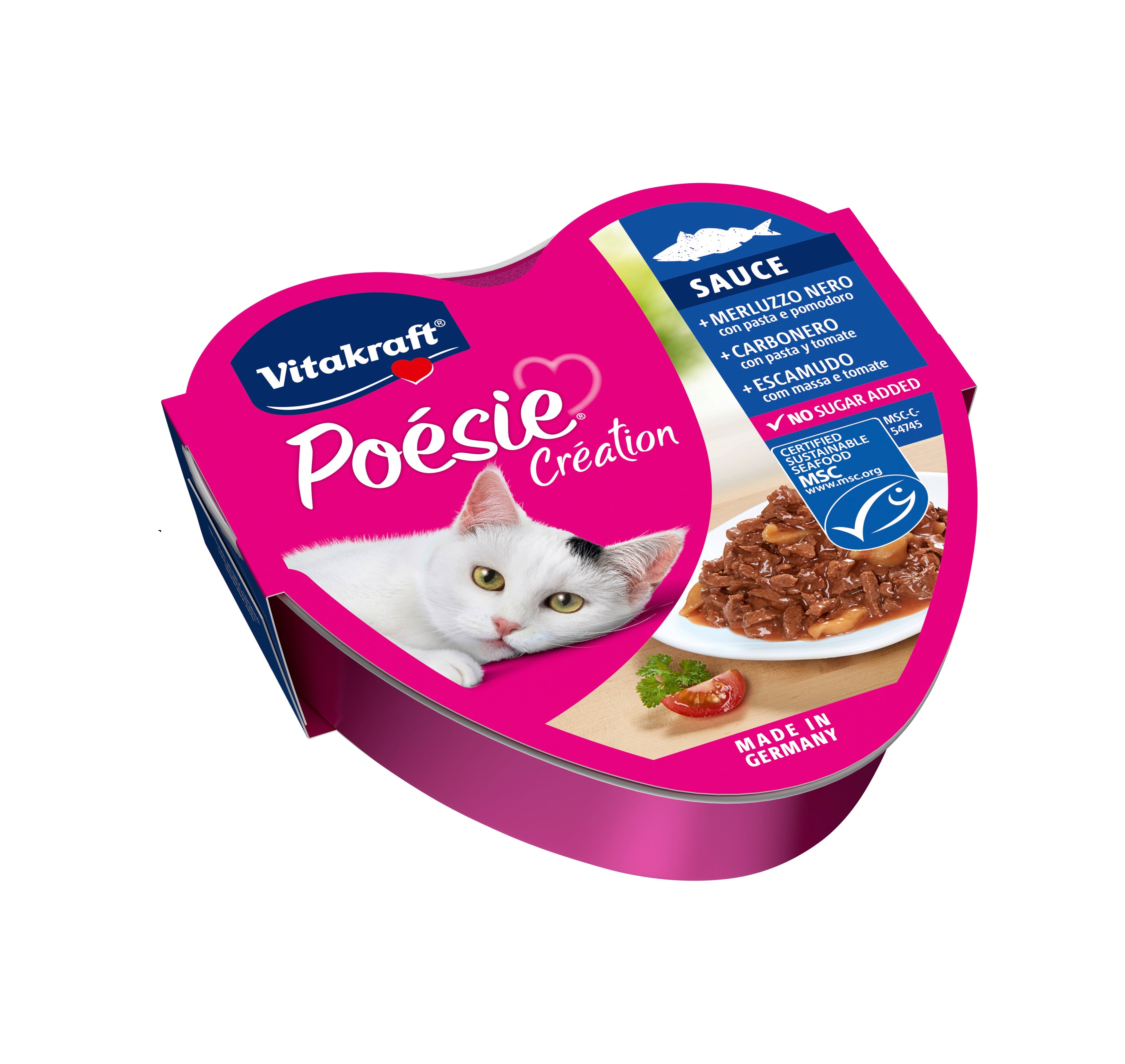 Vitakraft Poésie® Création Pescado 85 g