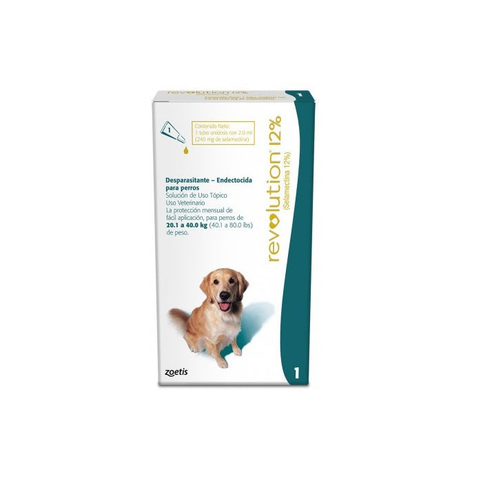 Revolution® Perro 12% 20 a 40 Kg
