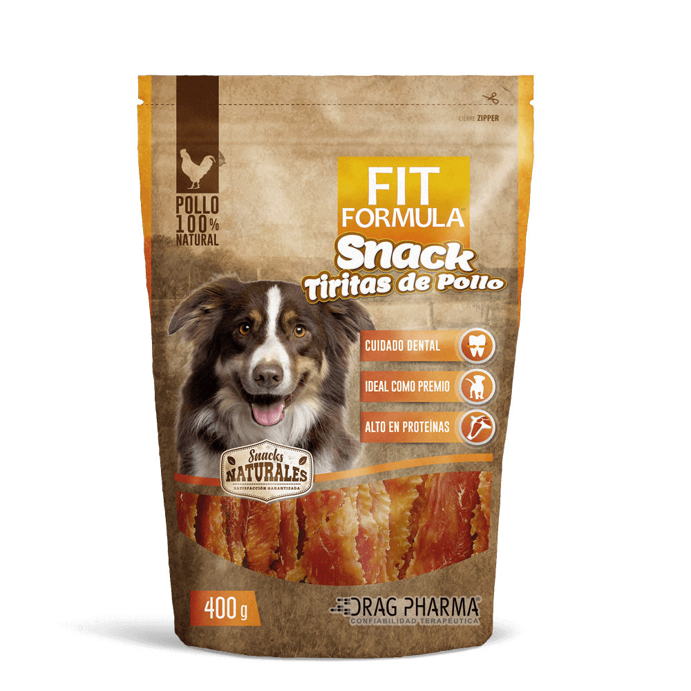 Fit Formula Snack Tirita de Pollo Deshidratado 400 g